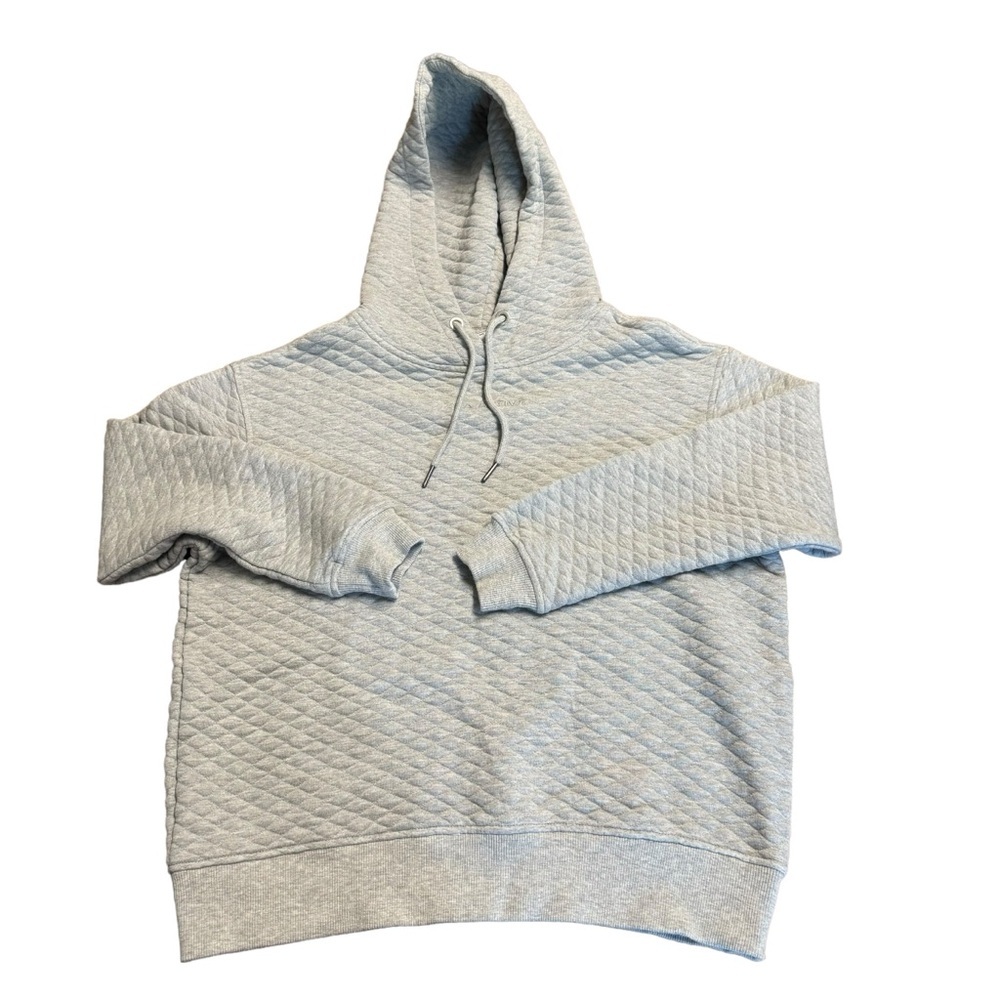 Zyia Active | Grey Quilited Waffle Hoodie | Womens Size XS